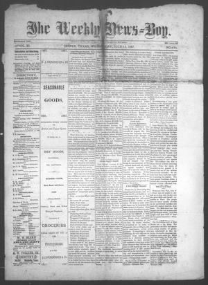 Primary view of The Weekly News=Boy, Vol. 23, No. 6, Ed. 1 Wednesday, July 13, 1887