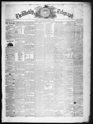 The Weekly Telegraph (Houston, Tex.), Vol. 22, No. 34, Ed. 1 Wednesday, November 12, 1856