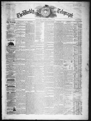The Weekly Telegraph (Houston, Tex.), Vol. 22, No. 38, Ed. 1 Wednesday, December 10, 1856