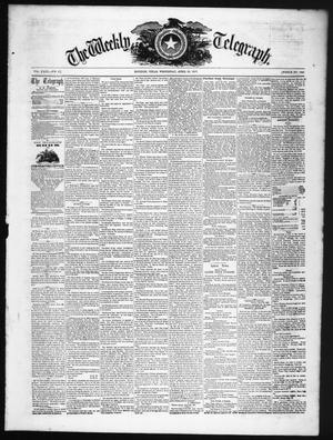 The Weekly Telegraph (Houston, Tex.), Vol. 23, No. 6, Ed. 1 Wednesday, April 29, 1857