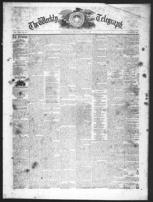 The Weekly Telegraph (Houston, Tex.), Vol. 23, No. 20, Ed. 1 Wednesday, August 5, 1857