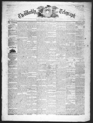 The Weekly Telegraph (Houston, Tex.), Vol. 23, No. 24, Ed. 1 Wednesday, September 2, 1857