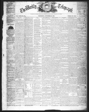 The Weekly Telegraph (Houston, Tex.), Vol. 23, No. 35, Ed. 1 Wednesday, November 18, 1857