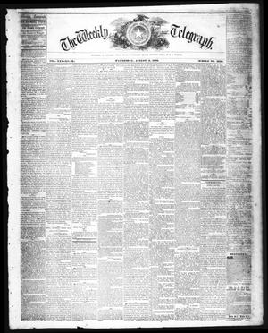 Primary view of object titled 'The Weekly Telegraph (Houston, Tex.), Vol. 25, No. 20, Ed. 1 Wednesday, August 3, 1859'.