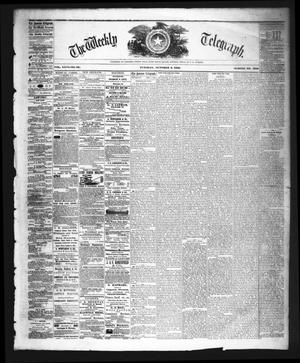The Weekly Telegraph (Houston, Tex.), Vol. 26, No. 32, Ed. 1 Tuesday, October 9, 1860