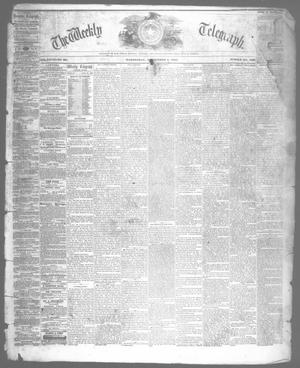 Primary view of object titled 'The Weekly Telegraph (Houston, Tex.), Vol. 27, No. 25, Ed. 1 Wednesday, September 4, 1861'.