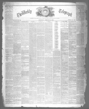 Primary view of object titled 'The Weekly Telegraph (Houston, Tex.), Vol. 27, No. 49, Ed. 1 Wednesday, February 19, 1862'.