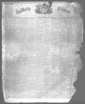 The Weekly Telegraph (Houston, Tex.), Vol. 28, No. 11, Ed. 1 Wednesday, May 28, 1862
