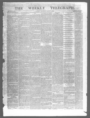 The Weekly Telegraph (Houston, Tex.), Vol. 29, No. 1, Ed. 1 Wednesday, March 18, 1863