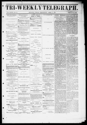 Tri-Weekly Telegraph (Houston, Tex.), Vol. 33, No. 13, Ed. 1 Wednesday, April 17, 1867
