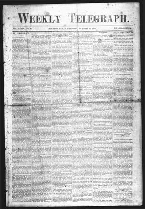 Weekly Telegraph (Houston, Tex.), Vol. 34, No. 29, Ed. 1 Thursday, October 22, 1868