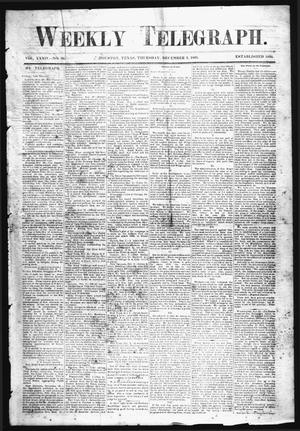 Weekly Telegraph (Houston, Tex.), Vol. 34, No. 34, Ed. 1 Thursday, December 3, 1868
