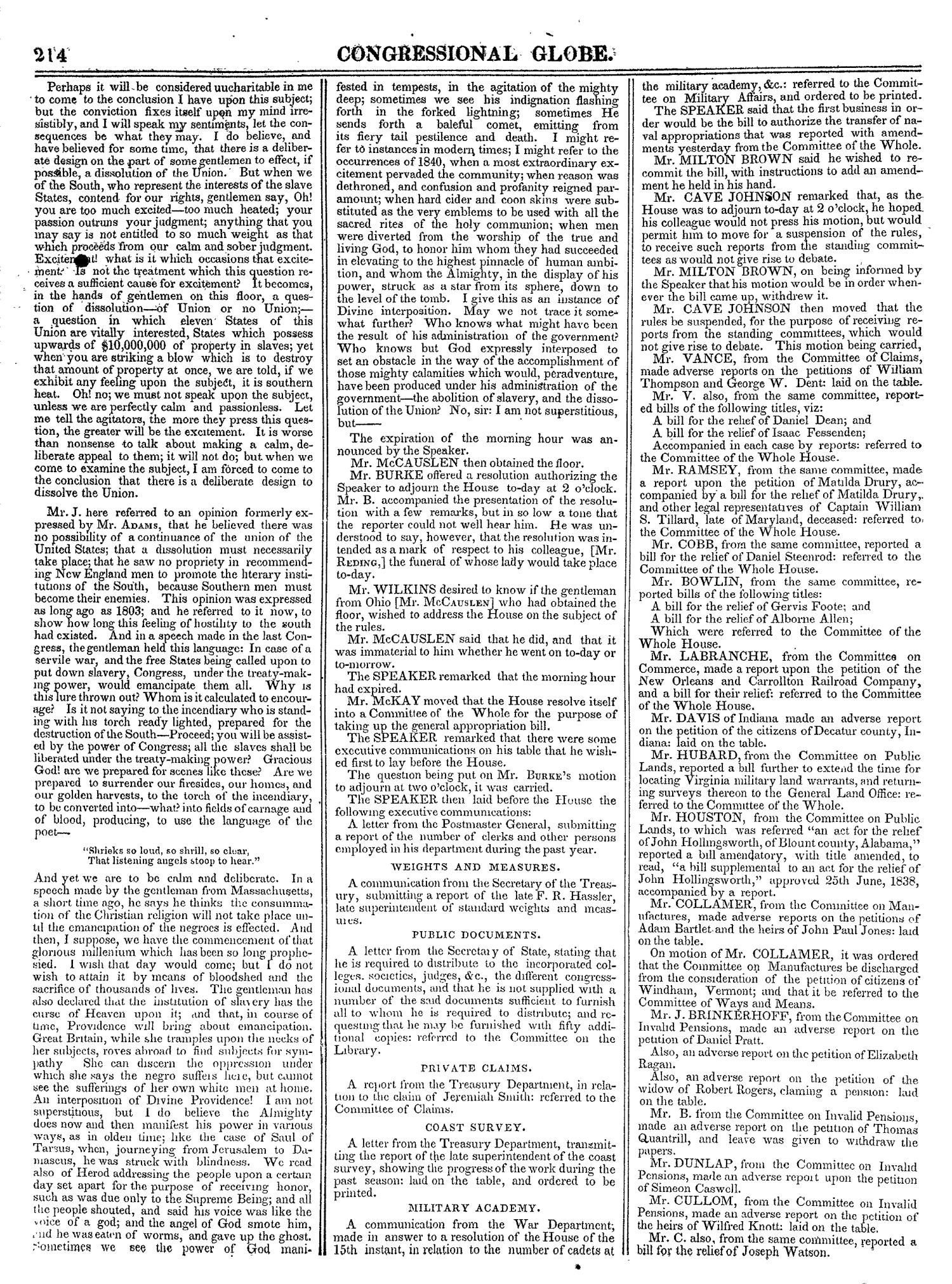 The Congressional Globe, Volume 13, Part 1: Twenty-Eighth Congress, First Session
                                                
                                                    214
                                                