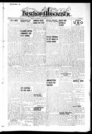 Bastrop Advertiser (Bastrop, Tex.), Vol. 92, No. 52, Ed. 1 Thursday, March 14, 1946