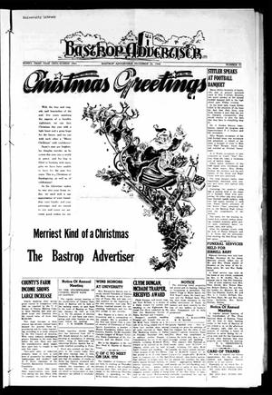 Bastrop Advertiser (Bastrop, Tex.), Vol. 93, No. 41, Ed. 1 Thursday, December 26, 1946