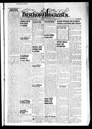Bastrop Advertiser (Bastrop, Tex.), Vol. 95, No. 26, Ed. 1 Thursday, September 4, 1947