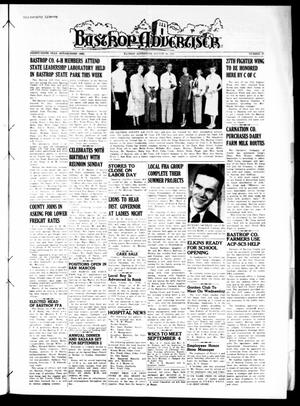 Bastrop Advertiser (Bastrop, Tex.), Vol. 99, No. 27, Ed. 1 Thursday, August 30, 1951