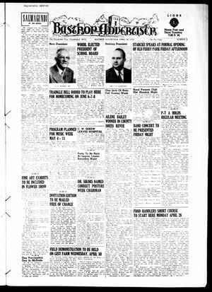 Bastrop Advertiser (Bastrop, Tex.), Vol. 100, No. 8, Ed. 1 Thursday, April 24, 1952