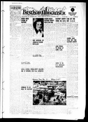 Bastrop Advertiser (Bastrop, Tex.), Vol. 100, No. 28, Ed. 1 Thursday, September 11, 1952