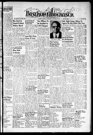 Primary view of object titled 'Bastrop Advertiser (Bastrop, Tex.), Vol. 103, No. 48, Ed. 1 Thursday, January 26, 1956'.