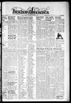 Bastrop Advertiser (Bastrop, Tex.), Vol. 104, No. 28, Ed. 1 Thursday, September 6, 1956