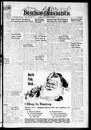 Bastrop Advertiser (Bastrop, Tex.), Vol. 106, No. 40, Ed. 1 Thursday, December 4, 1958