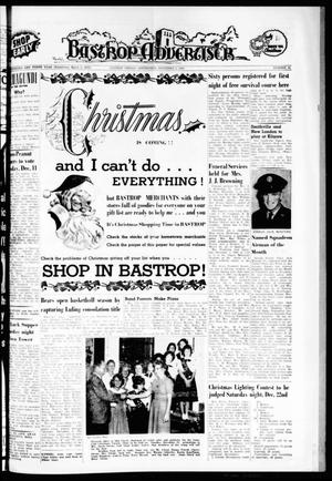 Bastrop Advertiser (Bastrop, Tex.), Vol. 110, No. 41, Ed. 1 Thursday, December 6, 1962