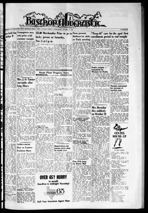 Primary view of object titled 'Bastrop Advertiser (Bastrop, Tex.), Vol. 111, No. 35, Ed. 1 Thursday, October 31, 1963'.