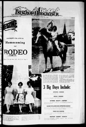 Bastrop Advertiser (Bastrop, Tex.), Vol. 112, No. 22, Ed. 1 Thursday, July 30, 1964