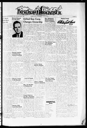 Bastrop Advertiser (Bastrop, Tex.), Vol. 114, No. 25, Ed. 1 Thursday, August 18, 1966