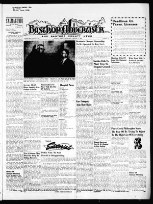 Bastrop Advertiser and Bastrop County News (Bastrop, Tex.), Vol. [115], No. 45, Ed. 1 Thursday, January 9, 1969