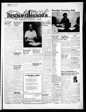 Bastrop Advertiser and Bastrop County News (Bastrop, Tex.), Vol. [116], No. 35, Ed. 1 Thursday, October 30, 1969