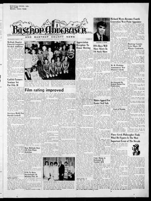 Primary view of object titled 'Bastrop Advertiser and Bastrop County News (Bastrop, Tex.), Vol. [116], No. 50, Ed. 1 Thursday, February 12, 1970'.