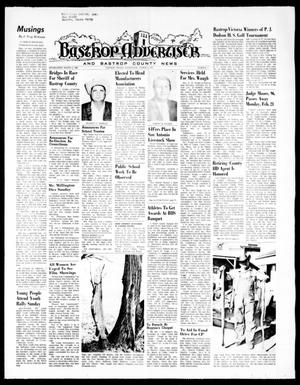 Bastrop Advertiser and Bastrop County News (Bastrop, Tex.), Vol. [119], No. 1, Ed. 1 Thursday, March 2, 1972