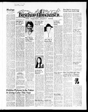Bastrop Advertiser and Bastrop County News (Bastrop, Tex.), Vol. [119], No. 2, Ed. 1 Thursday, March 9, 1972
