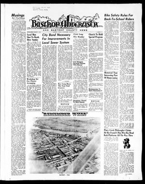 Bastrop Advertiser and Bastrop County News (Bastrop, Tex.), Vol. [119], No. 26, Ed. 1 Thursday, August 24, 1972