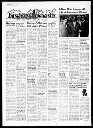 Bastrop Advertiser and Bastrop County News (Bastrop, Tex.), Vol. [119], No. 32, Ed. 1 Thursday, October 5, 1972