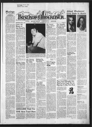 Bastrop Advertiser and Bastrop County News (Bastrop, Tex.), Vol. [120], No. 16, Ed. 1 Thursday, June 14, 1973