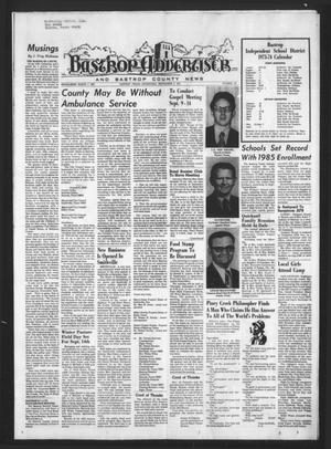 Bastrop Advertiser and Bastrop County News (Bastrop, Tex.), Vol. [120], No. 28, Ed. 1 Thursday, September 6, 1973
