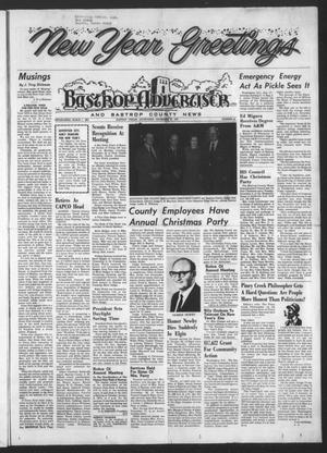 Bastrop Advertiser and Bastrop County News (Bastrop, Tex.), Vol. [120], No. 44, Ed. 1 Thursday, December 27, 1973