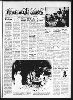 Bastrop Advertiser and Bastrop County News (Bastrop, Tex.), Vol. [121], No. 43, Ed. 1 Thursday, December 26, 1974