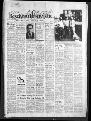 Primary view of object titled 'Bastrop Advertiser and Bastrop County News (Bastrop, Tex.), Vol. [122], No. 31, Ed. 1 Thursday, October 2, 1975'.