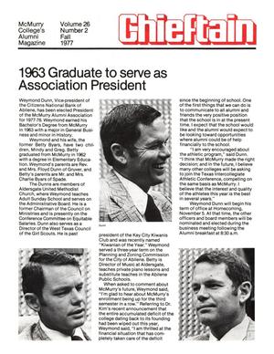 Chieftain, Volume 26, Number 2, Fall 1977