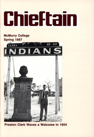 Chieftain, Volume 36, Number 1, Spring 1987