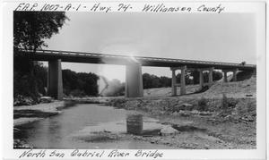 [Photograph of North San Gabriel River Bridge]