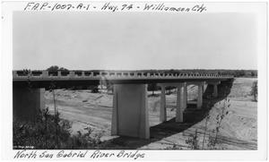 Primary view of object titled '[Photograph of North San Gabriel River Bridge #3]'.