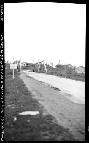 [Photograph of Construction on Fourth Street]