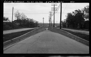 [Photograph of Underpass on Fourth Street in Taylor, Texas]