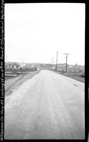 [Photograph of U.S. Hwy 43 Facing West]