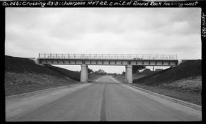 [Photograph of a Underpass Looking West of Round Rock]